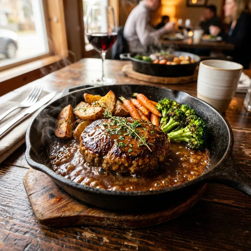 自家製手ごねハンバーグ